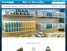 Tablet Screenshot of boutiques-oceanopolis.com